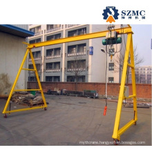 500kg 1000kg Small Electric Chain Hoist Mini Gantry Crane for Open Yard